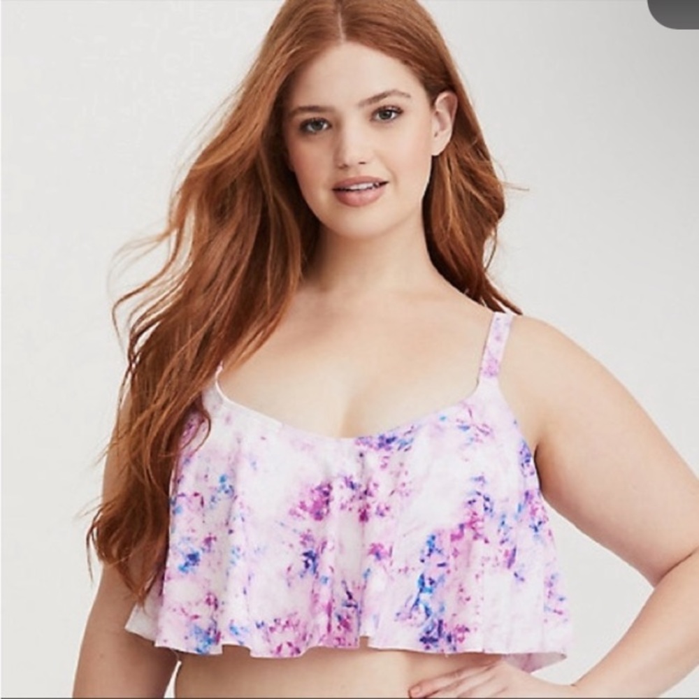 Flutter swim top